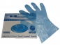 Wandhalter, Metall blau lackiert, nur für blaue Einweg - Handschuhe Öffnung mit