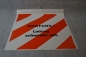 2 X Warnflagge für Langholzfuhrwerke 50 X 50 CM Robust LKW Plane beidseitig bes.