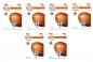 6 Stück Osram 64193-1BL H4 Halogen 12V 60/55W P43t