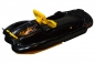 Alpenspace Lenkbob Schwarz 100 CM AlpenGaudi Bob 50kg belastbar