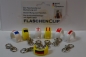 7er Paket Flaschenclip 7 Länder Flaggen mit Karabiner Flaschenname