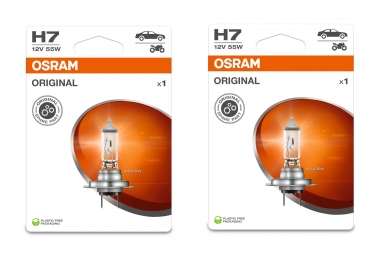 2 X Osram 64210-01B H7 Halogen 12V 55W PX26d