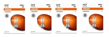 4 X Osram 64210-01B H7 Halogen 12V 55W PX26d