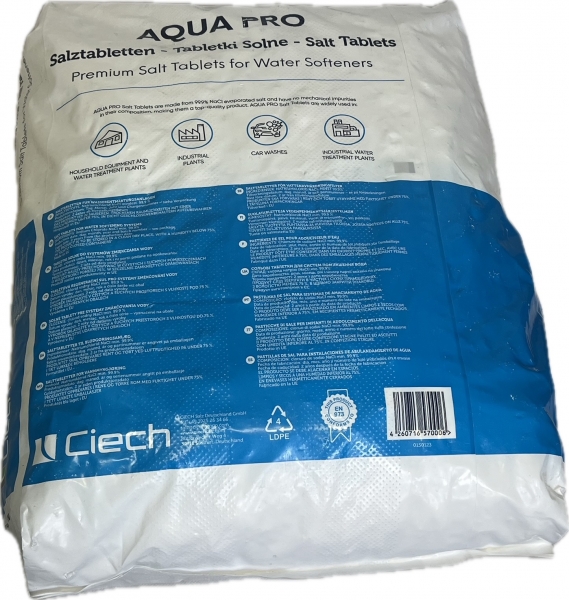 40X CIECH 25kg Siedesalztabletten Siede-Regeneriersalztabletten Aqua Pro