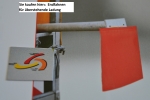 3 X Endfahne Schlussfahne Rot 30 x 30 cm Warnflagge überstehende Ladung